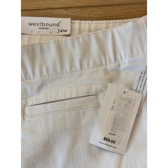 Women's Westbound Pull-On Stretch Denim Crop / Capri Jeans‎ - Size 14W NWT - Picture 3 of 5
